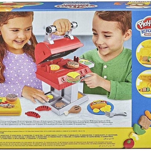 BRAND NEW sealed play doh clay kitchen creations grill n stamp playset toy - Picture 5 of 6